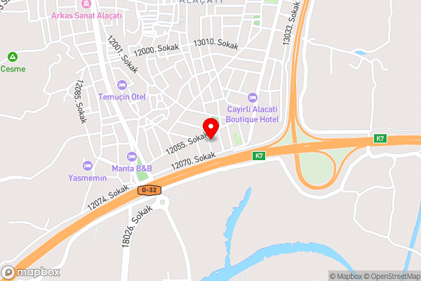 LA BİEN ALAÇATI - Hotel Location Map