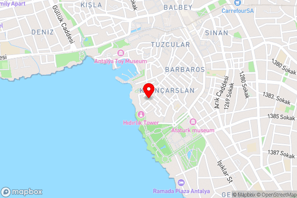 La Casa Carina Butik Otel - Hotel Location Map