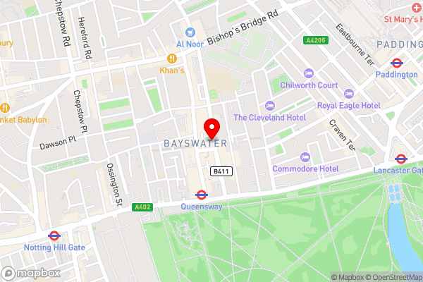 La Suite West - Hyde Park - Hotel Location Map