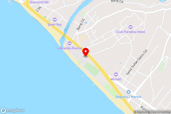 Labranda Alantur - Hotel Location Map