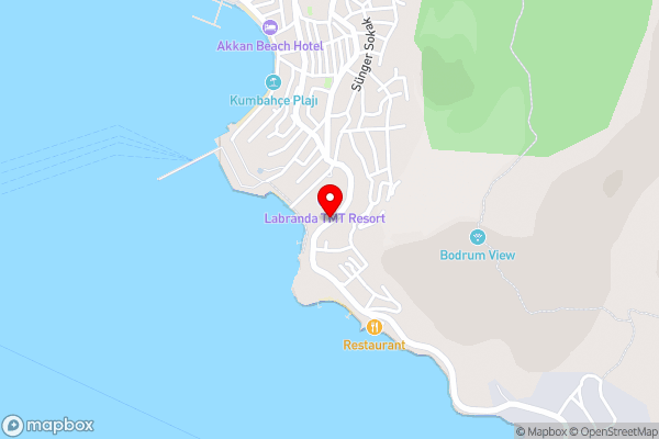 Labranda TMT Bodrum - Hotel Location Map