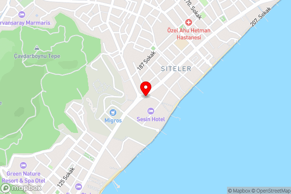 Lalila Blue Suites - Hotel Location Map