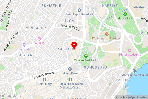 Lamartine Hotel - Hotel Location Map