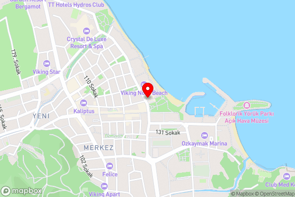 L'ancora Beach Hotel - Hotel Location Map