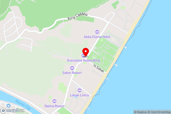 Larissa Blue Hotel - Hotel Location Map