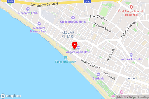 Larsens Suit Hotel - Hotel Location Map