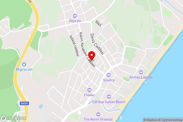 Las Palmeras Hotel - Hotel Location Map