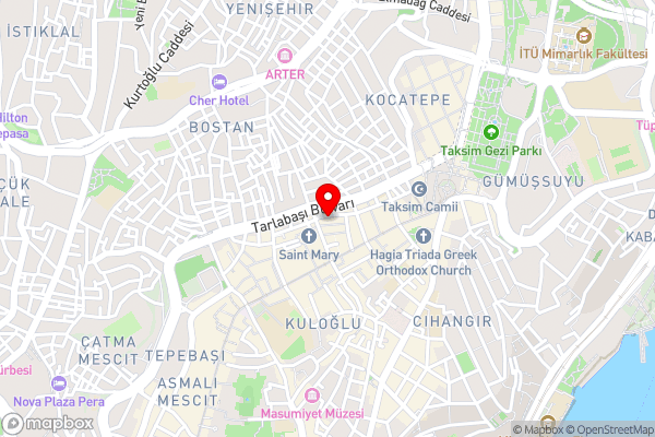 Lavanta Hotel - Hotel Location Map