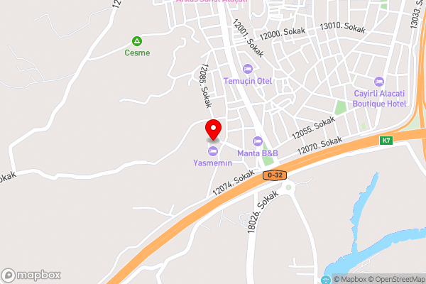 Le Vent Alaçatı Otel - Hotel Location Map