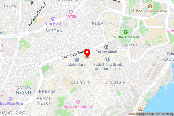 Letter Hotel - Hotel Location Map