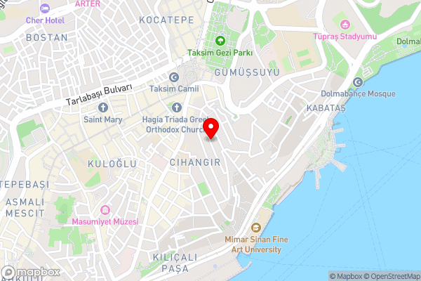 Levanten Hostel - Hotel Location Map