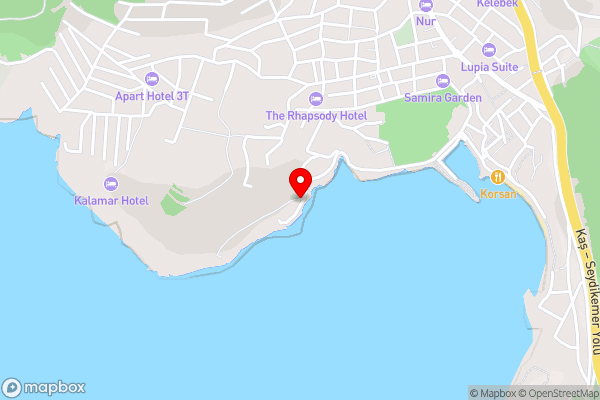 Likya Gardens Hotel - Hotel Location Map