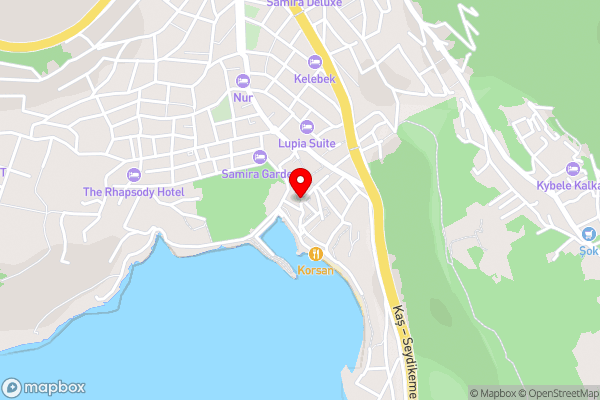 Likya Pavilion - Hotel Location Map