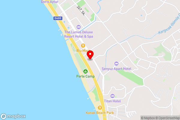 LIVINGSTON GRAND RESORT & SPA ALANYA - Hotel Location Map