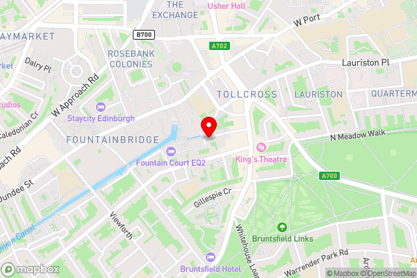 Lochrin Apartments by Edinburgh City Apartments - Hotel Location Map