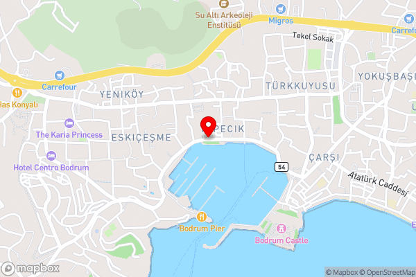 L'onda Oda Bodrum - Hotel Location Map