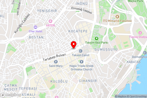 Long Stay İstanbul Hotel - Hotel Location Map