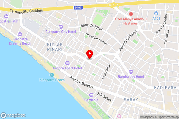 Lonicera City Hotel - Hotel Location Map