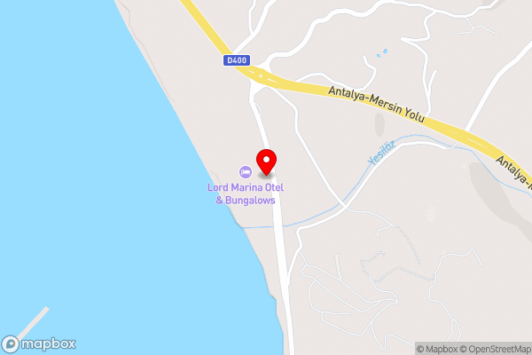 Lord Marina Hotel & Bungalows - Hotel Location Map