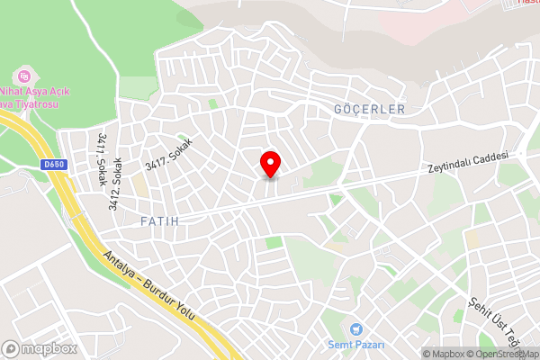 Lovely Apartment with Panoramic City Antalya - Hotel Location Map