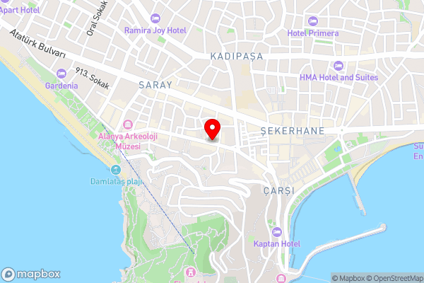 Lovely Flat n in Alanya, Antalya - Hotel Location Map