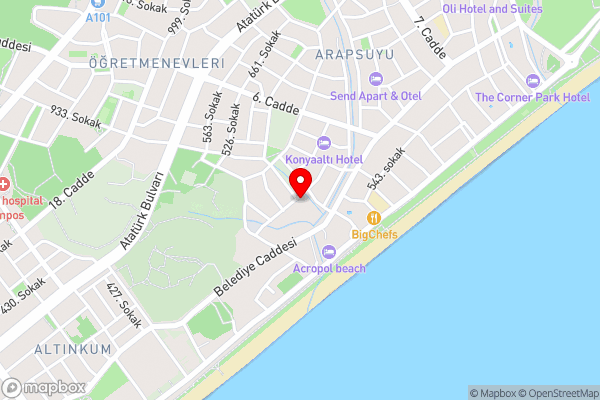 Luxury in Antanya apartment - Hotel Location Map