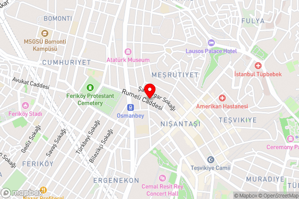 Luxury Suites by NOK ISTANBUL NISANTASI - Hotel Location Map