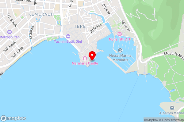 Luxury Yacht On The Marina - Hotel Location Map