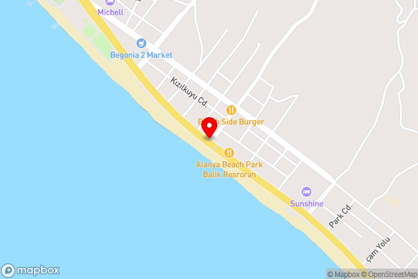 Luxuzni apartman u Alanya 20m od mora - Hotel Location Map