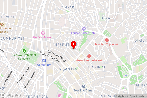 Luxx Suite Nişantaşı - Hotel Location Map