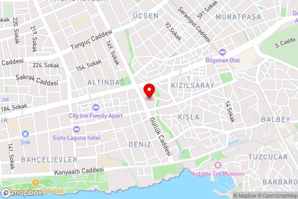 M-ODA OTEL - Hotel Location Map