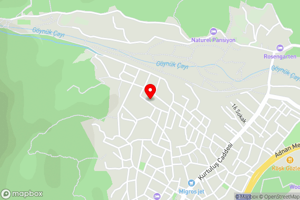 Ma Biche Kemer - Hotel Location Map