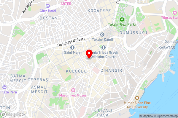 madame roza - Hotel Location Map