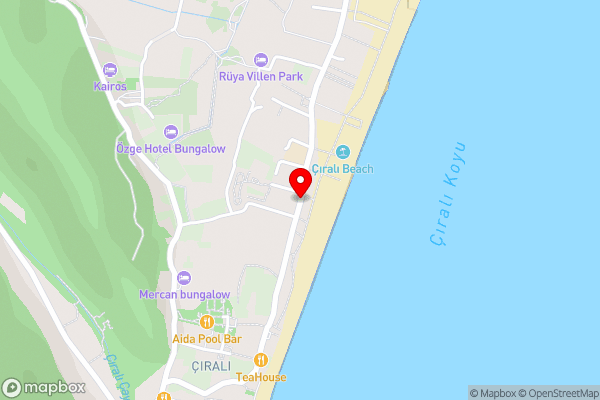 Maki Inn Çıralı - Hotel Location Map