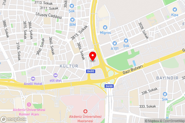 Mandalin Hotel - Hotel Location Map