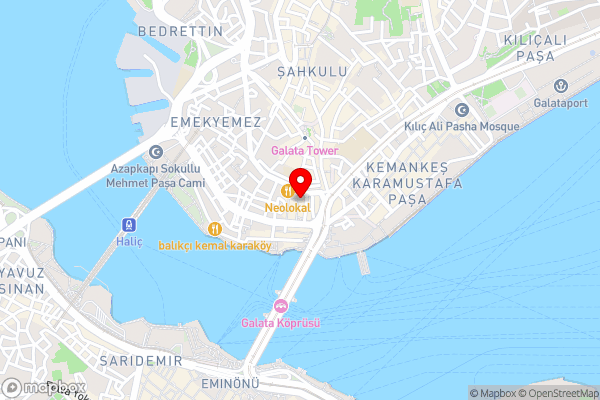 Manesol Boutique Galata - Hotel Location Map