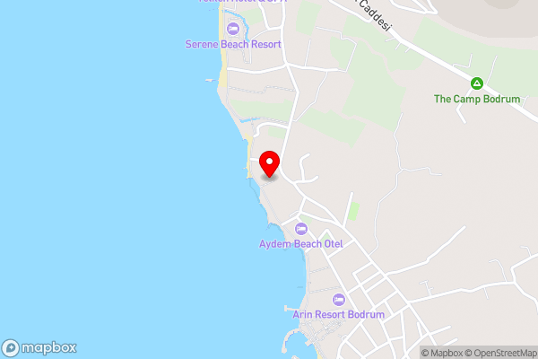 MAR OTEL - Hotel Location Map