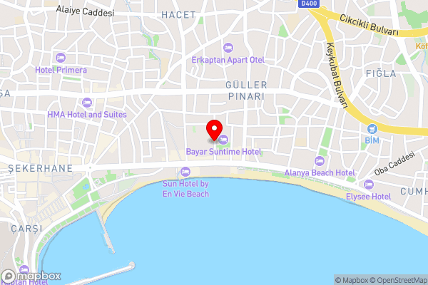 Maren City Rooms Hotel - Hotel Location Map