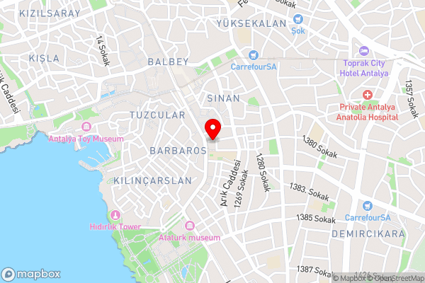MARİA House - Hotel Location Map
