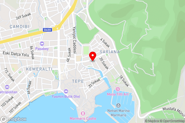 Marina Apart Hotel - Hotel Location Map