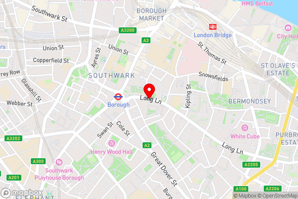 Marlin Apartments London Bridge - Empire Square - Hotel Location Map