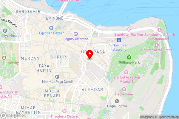 Marmara Deluxe Hotel - Hotel Location Map
