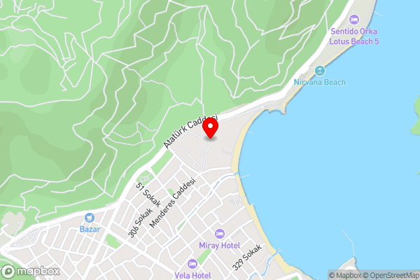 Marti Resort Deluxe Hotel - Hotel Location Map