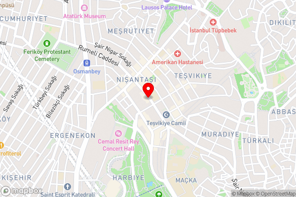 Mas Suites Nisantasi - Hotel Location Map