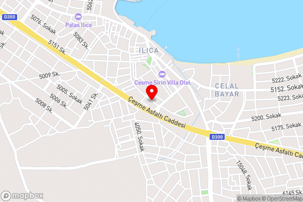 MASLİNA HOTEL ÇEŞME - Hotel Location Map