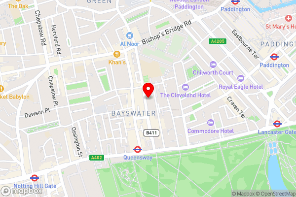 Massive 5 Bedroom West End Designer Residence close to popular Notting Hill - Hotel Location Map