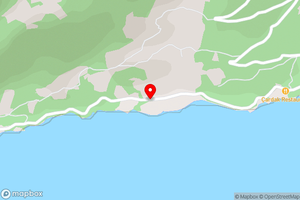 mavera otel restaurant - Hotel Location Map