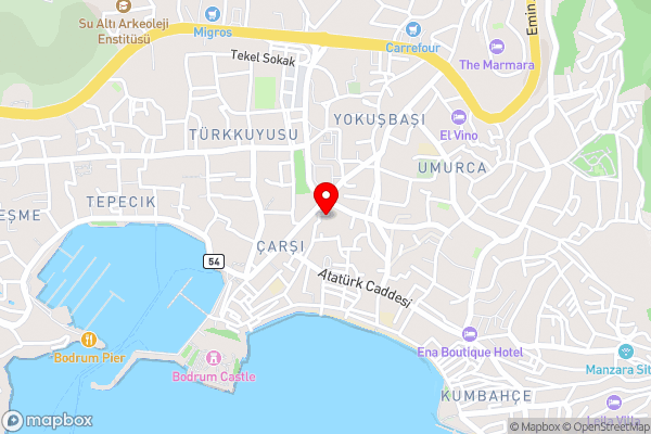 Mavi Apart Otel - Hotel Location Map