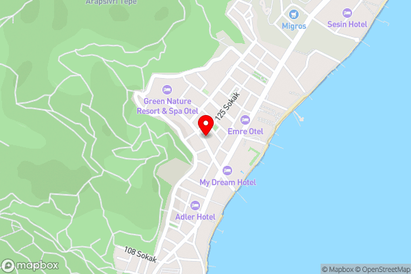 Mavi Home 2 Marmaris Daily Weekly Rentals - Hotel Location Map