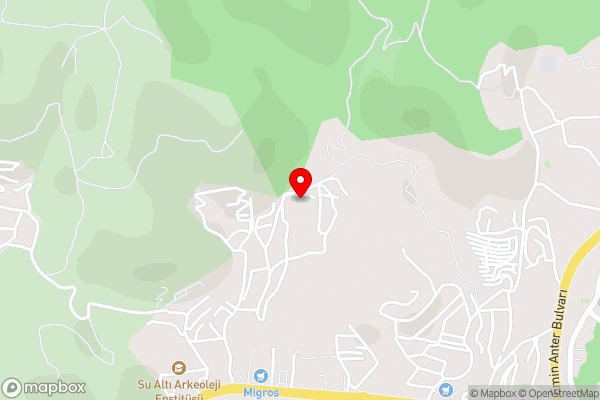 Mavi Villaları - Hotel Location Map